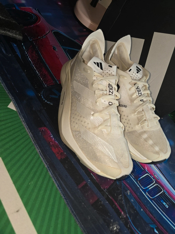 Adidas Adizero Adios Pro 3 unisex trainers — authenticated pre-owned, condition RS-8, size UK 10